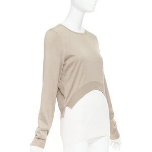 Celine Silk Cotton High Low Sweater